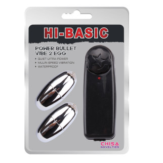 Віброяйця - Hi-Basic Power Bullet Vibe 2 Egg 18+ - Інтернет-магазин спільних покупок ToGether