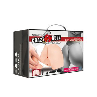 Мастурбатор — Crazy Bull Realistic Skin-Like Texture Vagina and Anal 18+ - Інтернет-магазин спільних покупок ToGether