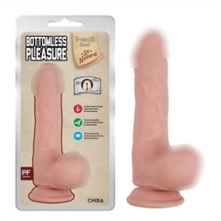 Фалоімітатор - T-skin ReaL Bottomless Pleasure Flesh  18+ - Інтернет-магазин спільних покупок ToGether