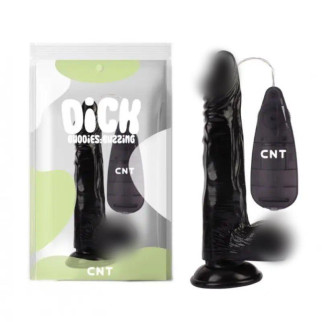 Вібратор на присоску з пультом керування Vibrating Beginner Dildo Black 8.5 18+ - Інтернет-магазин спільних покупок ToGether