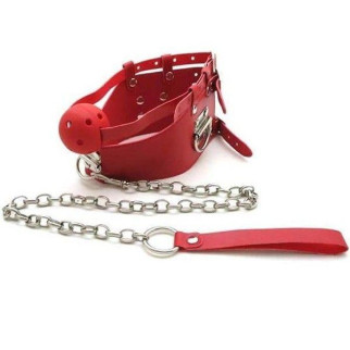 Червоний кляп із ланцюгом 18+ - Інтернет-магазин спільних покупок ToGether