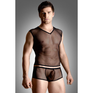 Комплект білизні — Net Set, Shirt And Thong, black 18+ - Інтернет-магазин спільних покупок ToGether