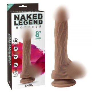 Реалістичний фалоімітатор на присоску коричневий Naked Legend Moocher 18+ - Інтернет-магазин спільних покупок ToGether