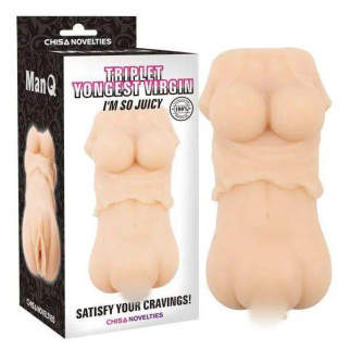 Ручний мастурбатор для чоловіків Triplet Yongest Virgin 18+ - Інтернет-магазин спільних покупок ToGether