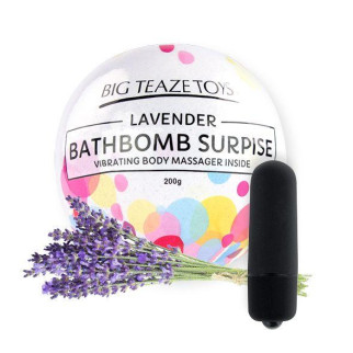 Вібропуля в бомбочці для ванн - Big Teaze Toys Bath Bomb Surprise with Vibrating Body Massager Laven  18+ - Інтернет-магазин спільних покупок ToGether