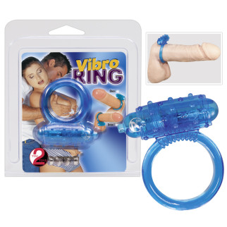 Ерекційне кільце - Vibro Ring Silikon Blue  18+ - Інтернет-магазин спільних покупок ToGether