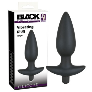 Анальна пробка — Black Velvet Vibrating Plug Large 18+ - Інтернет-магазин спільних покупок ToGether