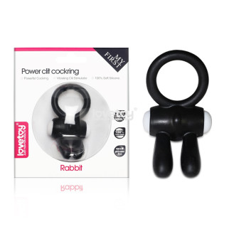 Ерекційне кільце - Power Clit Cockring Rabbit Black  18+ - Інтернет-магазин спільних покупок ToGether