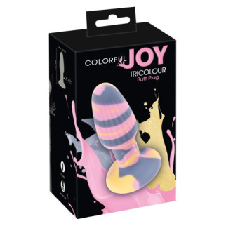 Анальна пробка — Coloгful Joy Triple Colour Butt Plug 18+ - Інтернет-магазин спільних покупок ToGether