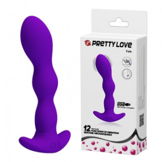 Анальна пробка — Pretty Love Yale Anal Plug Purple 18+ - Інтернет-магазин спільних покупок ToGether