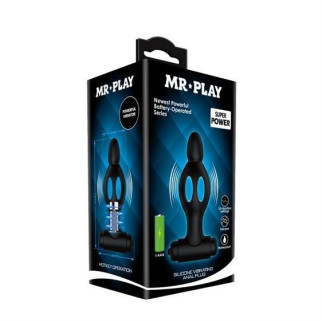 Анальна пробка — Mr.Play Silicone Vibrating Anal Plug 18+ - Інтернет-магазин спільних покупок ToGether