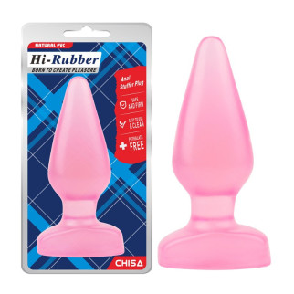 Рожевий анальний корок на присоску Hi Rubber Anal Stuffer Plug 18+ - Інтернет-магазин спільних покупок ToGether