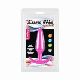 Анальне пробка рожева з ручкою Lure Me Classic Anal Plug Small 18+ - Інтернет-магазин спільних покупок ToGether