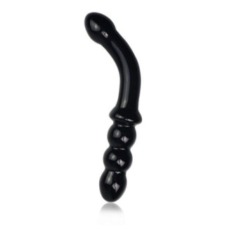 Фалоімітатор зі скла чорний Glass Romance 18+ - Інтернет-магазин спільних покупок ToGether