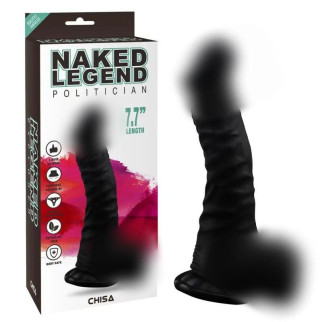 Чорний вигнутий фалоімітатор Naked Legend Politician 18+ - Інтернет-магазин спільних покупок ToGether