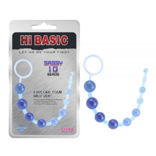 Блакитні анальні намисто Sassy Anal Beads 18+ - Інтернет-магазин спільних покупок ToGether