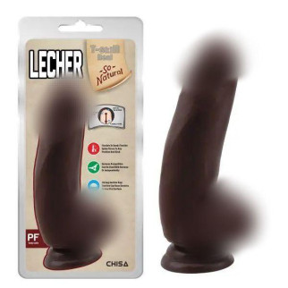 Коричневий фалоімітатор на присоску Lecher 18+ - Інтернет-магазин спільних покупок ToGether