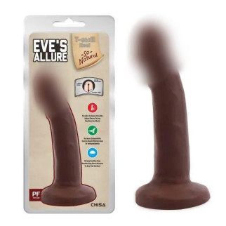 Фалоімітатор на присоску коричневий Eves Allure 18+ - Інтернет-магазин спільних покупок ToGether