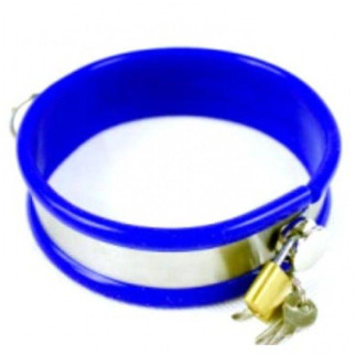 Stainless Steel Neck Collar Adjustable LARGE SIZE BLUE 18+ - Інтернет-магазин спільних покупок ToGether