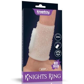 Насадка на пінис Vibrating Drip Knights Ring 18+ - Інтернет-магазин спільних покупок ToGether