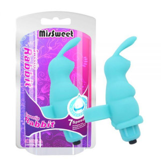 Насадка на палець для вібростимуляції клітора Sweetie Rabbit Blue 18+ - Інтернет-магазин спільних покупок ToGether