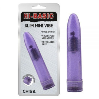 Фіолетовий пластиковий вібратор Slim Mini Vibe 18+ - Інтернет-магазин спільних покупок ToGether