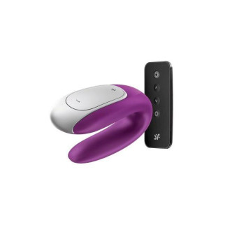 Стимулятор Double Fun Satisfyer Purple для пар 18+ - Інтернет-магазин спільних покупок ToGether