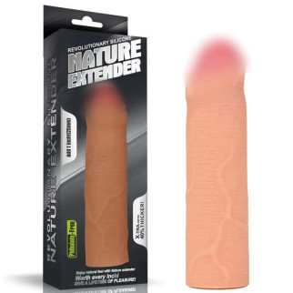 Насадка подовжувальна телесна Revolutionary Silicone Nature Extender Uncircumcised 18+ - Інтернет-магазин спільних покупок ToGether