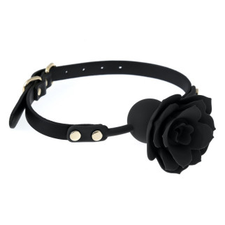 Silicone Rose Ball Gags Black 18+ - Інтернет-магазин спільних покупок ToGether