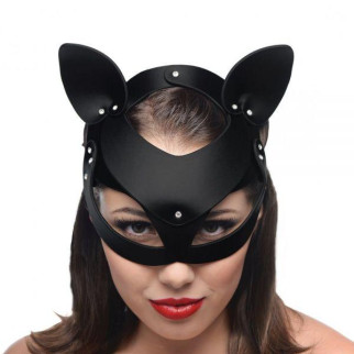 Шкіряна бдсм маска лисиці чорна 18+ - Інтернет-магазин спільних покупок ToGether