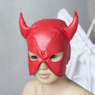 Червона маска для інтимних ігор Рога бика 18+ - Інтернет-магазин спільних покупок ToGether