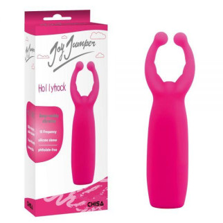 Вібростим'ялятор рожевий з вусиками Joy Jumper Hollyhock 18+ - Інтернет-магазин спільних покупок ToGether