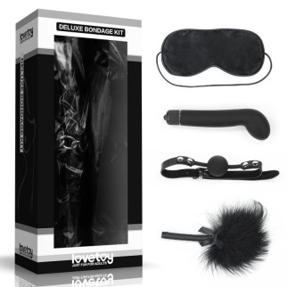 Набір для сексуальних бдсм ігор Deluxe Bondage Kit (маска, g-вібратор, кляп, тиклер) 18+ - Інтернет-магазин спільних покупок ToGether