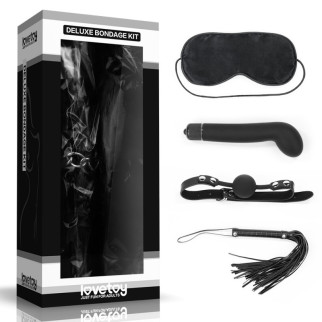 Набір для сексуальних бдсм ігор Deluxe Bondage Kit (маска, g-вібратор, кляп, плеч) 18+ - Інтернет-магазин спільних покупок ToGether