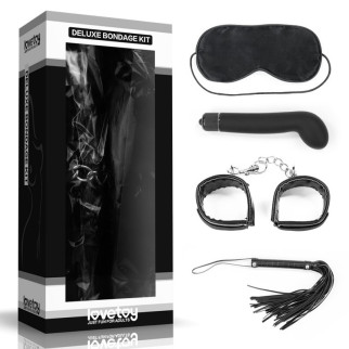 Набір для сексуальних бдсм ігор Deluxe Bondage Kit (маска, вібратор, наручники, плеч) 18+ - Інтернет-магазин спільних покупок ToGether