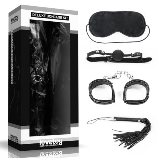 Набір для сексуальних бдсм ігор Deluxe Bondage Kit (маска, кляп, наручники, плеч) 18+ - Інтернет-магазин спільних покупок ToGether