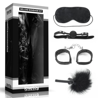 Набір для сексуальних бдсм ігор Deluxe Bondage Kit (маска, кляп, наручники, тиклер) 18+ - Інтернет-магазин спільних покупок ToGether