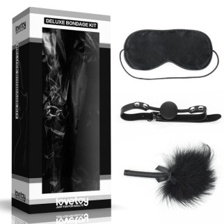 Набір для сексуальних бдсм ігор Deluxe Bondage Kit (маска, кляп, тиклер) 18+ - Інтернет-магазин спільних покупок ToGether