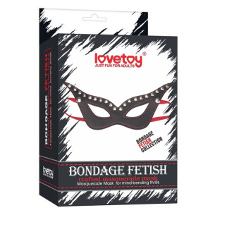 Шкіряна фетиш-маска Bondage Fetish Masquerade Mask 18+ - Інтернет-магазин спільних покупок ToGether