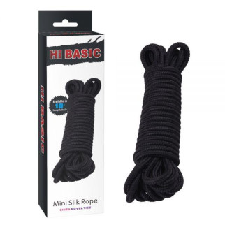Мотузка чорна 10 метрів Mini Silk Rope 18+ - Інтернет-магазин спільних покупок ToGether