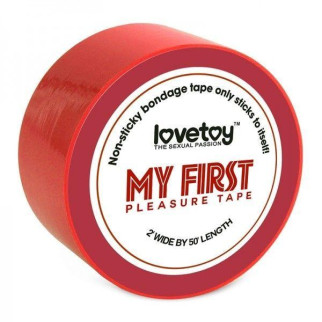 Липка стрічка червона скотч для бондажу Sticky Bondage Tape 18+ - Інтернет-магазин спільних покупок ToGether