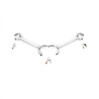 Female Latest Design Bolt Lock Stainless Steel Neck-Wrist Spreader 18+ - Інтернет-магазин спільних покупок ToGether