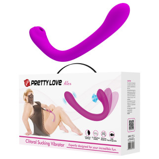 Вібратор - Pretty Love Alex Clitoral Sucking Vibrator Purple 18+ - Інтернет-магазин спільних покупок ToGether