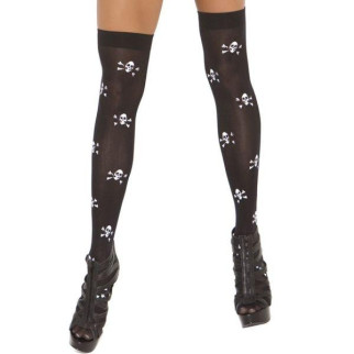 Halloween Favourite Skull Thigh High Stockings 18+ - Інтернет-магазин спільних покупок ToGether