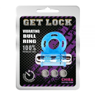 Ерекційне вібро кільце блакитне Vibrating Bull Ring 18+ - Інтернет-магазин спільних покупок ToGether