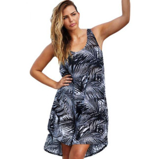 Монохромне плаття із шифону з пальмовим малюнком 18+ - Інтернет-магазин спільних покупок ToGether