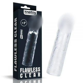 Прозора подовжувальна насадка на член Flawless Clear Penis Sleeve плюс 5 см 18+ - Інтернет-магазин спільних покупок ToGether