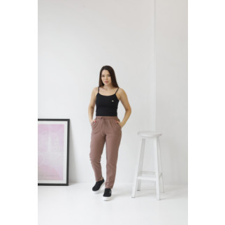 Жіночі штани з льону  Коричневий 42 - Інтернет-магазин спільних покупок ToGether