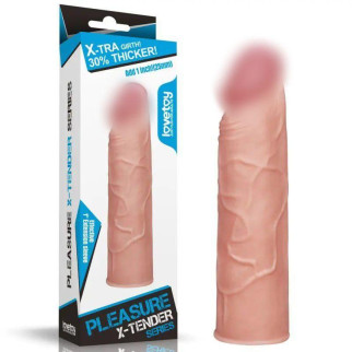 Супер реалістична подовжуюча насадка на член Pleasure X Tender Penis Sleeve 18+ - Інтернет-магазин спільних покупок ToGether