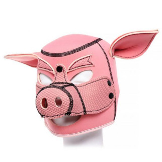 Neoprene pink pig hood 18+ - Інтернет-магазин спільних покупок ToGether